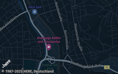 Heizung Map of Gera