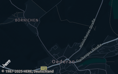 Heizung Map of Oederan