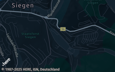Heizung Map of Siegen