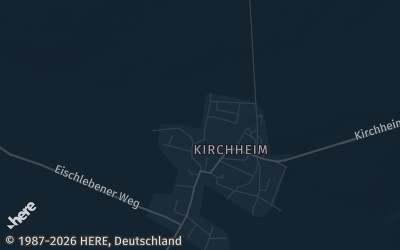 Heizung Map of Kirchheim bei Arnstadt