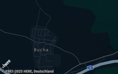Heizung Map of Bucha bei Jena