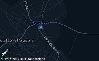 Heizung Map of Waltershausen