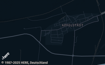 Heizung Map of Apfelstädt