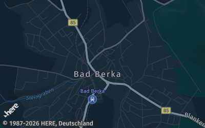 Heizung Map of Bad Berka