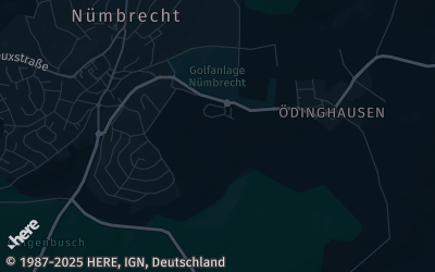 Heizung Map of Nümbrecht