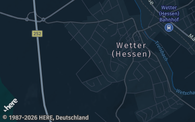 Heizung Map of Wetter