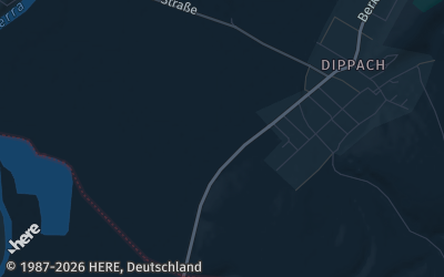 Heizung Map of Dippach bei Berka