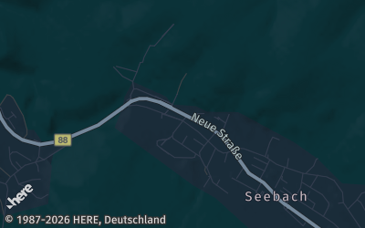 Heizung Map of Seebach bei Eisenach