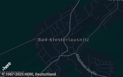 Heizung Map of Bad Klosterlausnitz