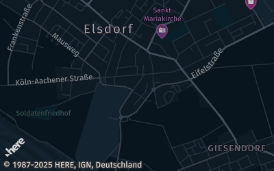Heizung Map of Elsdorf