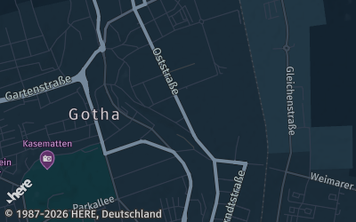 Heizung Map of Gotha