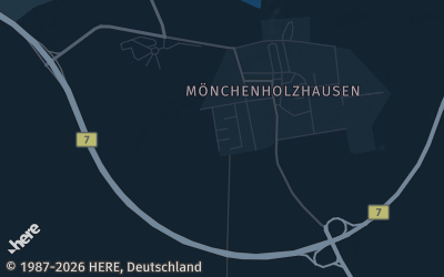 Heizung Map of Mönchenholzhausen