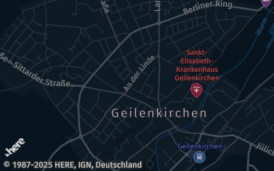 Heizung Map of Geilenkirchen