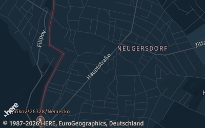 Heizung Map of Neugersdorf