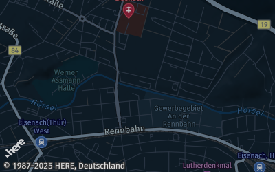 Heizung Map of Eisenach