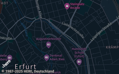 Heizung Map of Erfurt