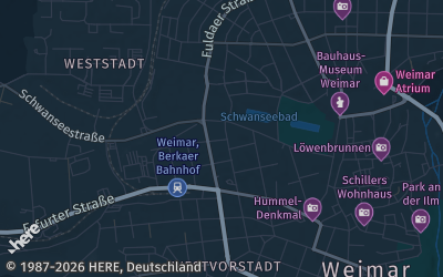 Heizung Map of Weimar