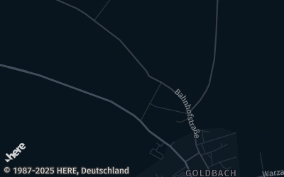 Heizung Map of Goldbach bei Gotha