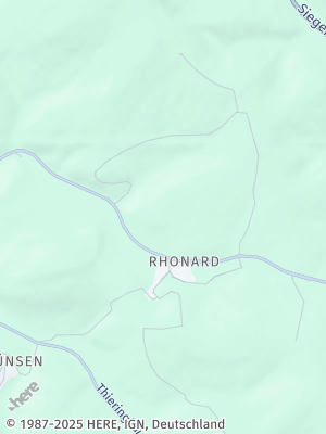 Here Map of Rhonard über Olpe