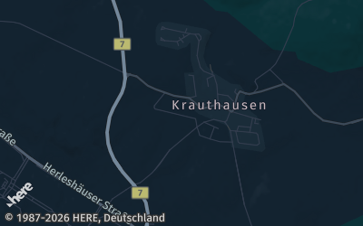 Heizung Map of Krauthausen bei Eisenach