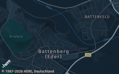 Heizung Map of Battenberg