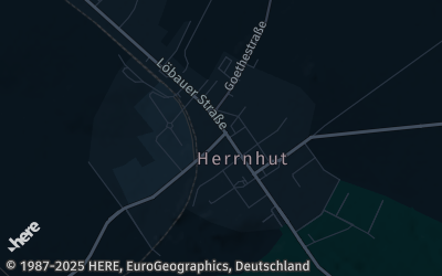 Heizung Map of Herrnhut