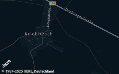 Heizung Map of Kriebitzsch