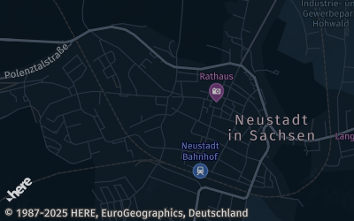 Heizung Map of Neustadt in Sachsen