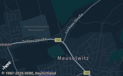 Heizung Map of Meuselwitz