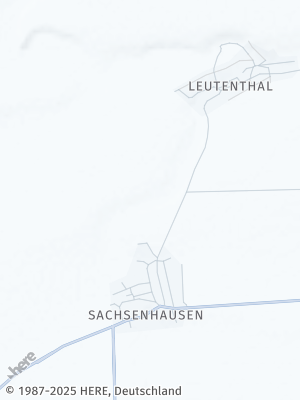 Here Map of Sachsenhausen bei Weimar