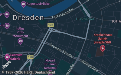 Heizung Map of Dresden