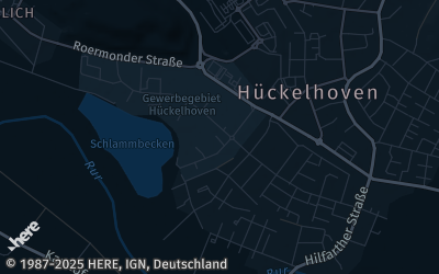 Heizung Map of Hückelhoven