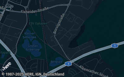 Heizung Map of Leverkusen