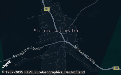 Heizung Map of Steinigtwolmsdorf