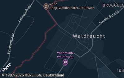 Heizung Map of Waldfeucht