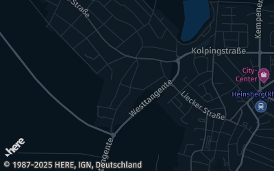 Heizung Map of Heinsberg