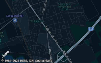 Heizung Map of Langenfeld