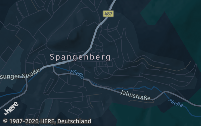 Heizung Map of Spangenberg