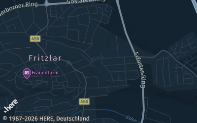 Heizung Map of Fritzlar