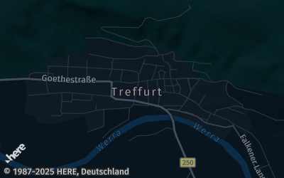 Heizung Map of Treffurt