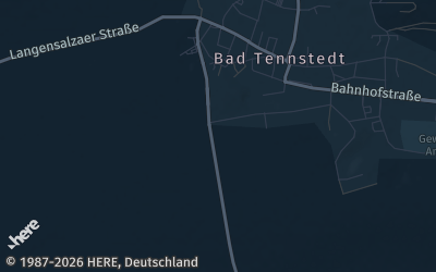 Heizung Map of Bad Tennstedt