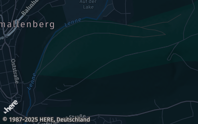Heizung Map of Schmallenberg