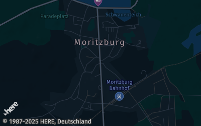 Heizung Map of Moritzburg bei Dresden