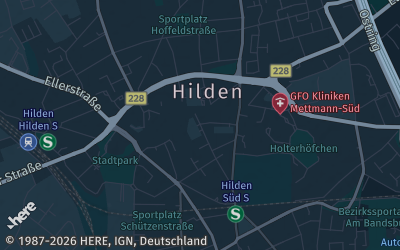 Heizung Map of Hilden