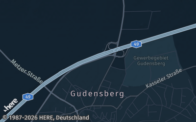 Heizung Map of Gudensberg