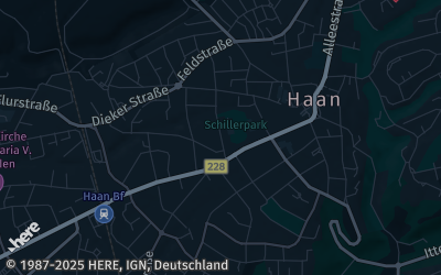 Heizung Map of Haan