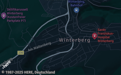 Heizung Map of Winterberg