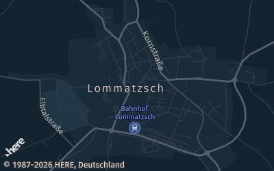 Heizung Map of Lommatzsch
