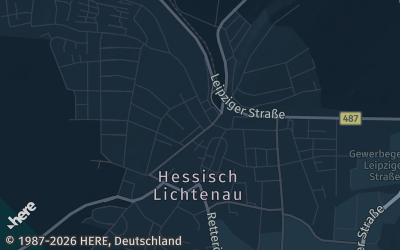 Heizung Map of Hessisch Lichtenau