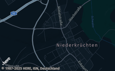 Heizung Map of Niederkrüchten